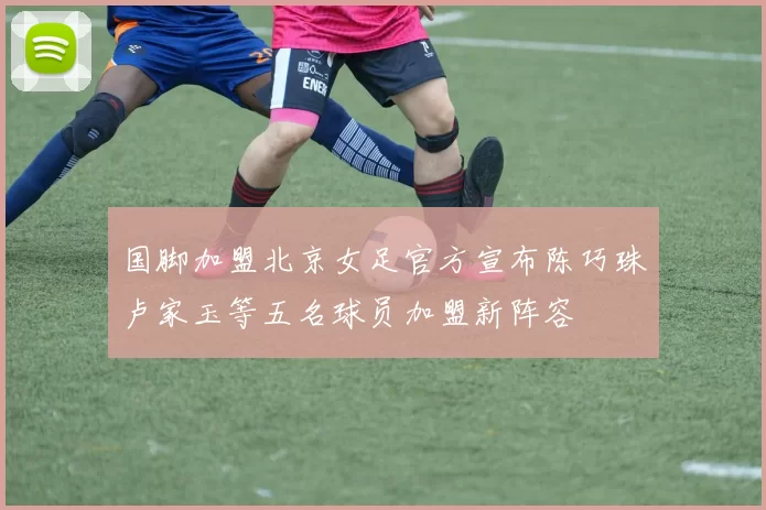 国脚加盟北京女足官方宣布陈巧珠卢家玉等五名球员加盟新阵容